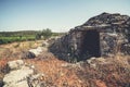 Historic site on Stari Grad plain, Hvar, Croatia. Royalty Free Stock Photo