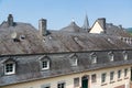 Historic slate roofs in Bernkastel, Germany Royalty Free Stock Photo