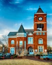 Historic small town court house building