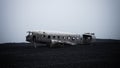 Historic Solheimasandur plane wreckage in Iceland