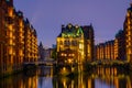 The historic Speicherstadt, Hamburg