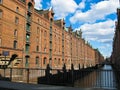 Historic Speicherstadt made of old bricks