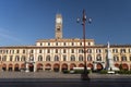 Historic square of Forli, Emilia Romagna Royalty Free Stock Photo