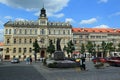 Historic square in Louny