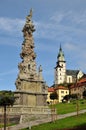 Historic square in the mining town of Kremnica