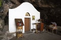 St. Antonios rock church near Agios Ioannis, Crete, Greece Royalty Free Stock Photo