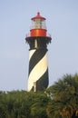 Historic St. Augustine Lighthouse in St. Augustine, FL Royalty Free Stock Photo