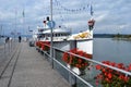 Historic Stadt Rapperswil, Paddle Steamboat, Rapperswil Jetty
