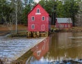 Historic Starr\'s Mill on Whitewater Creek Royalty Free Stock Photo