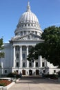 The historic State House of Wisconsin in Madison, USA Royalty Free Stock Photo