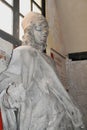 Historic Statue, Basilica of Santa Maria di Castello, Salita di Santa Maria in Passione, Genoa, Italy