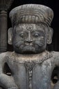 Warrior statue of Hindusim temple , Kathmandu , Nepal