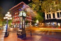 Historic Steam Clock in Gastown Vancouver,Canada