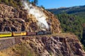 Historic steam engine train in Colorado, USA Royalty Free Stock Photo