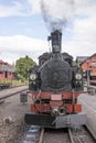 Historic steam powered railway train Royalty Free Stock Photo