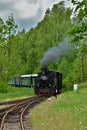 Historic Steam Powered Train Royalty Free Stock Photo