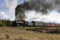 EDITORIAL, 18 October 2015, Historic Steam Trains and Heritage Railroad of the Sumpter Valley Railway or Railroad, Sumpter Oregon Royalty Free Stock Photo