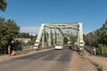 Historic steel road bridge over the Bushmans River in Estcourt