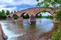 Historic Stone Bridge over the River Thur