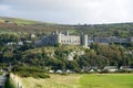 Historic stone castle in Wales