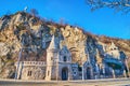 The stone Pauline Monastery on Gellert Hill slope, Budapest, Hungary Royalty Free Stock Photo
