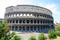 Historic stone monument in Rome