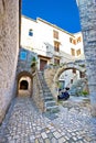 Historic stone streets of UNESCOT town of Trogir Royalty Free Stock Photo