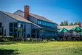 A historic stop of eatery for tea with popovers and jam in Acadia NP, Maine Royalty Free Stock Photo