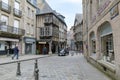 Historic Street Place des Merciers in Dinan