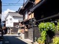 Historic street in Takayama, Japan