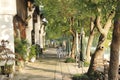 The historic street and traditional building besides Yuehe Old Street(Jiaxing,Zhejiang) Royalty Free Stock Photo