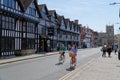 Historic streets of the old town in Stratford-upon-Avon Royalty Free Stock Photo