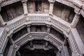 Historic structure of Adalaj Step well. Royalty Free Stock Photo