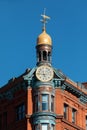 Historic SunTrust building with the clock tower in Washington DC Royalty Free Stock Photo