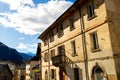 historic swiss village of mesocco Royalty Free Stock Photo