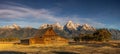 Historic T.A. Moulton Barn Royalty Free Stock Photo