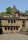 Maheshwar Historic Temple India Royalty Free Stock Photo