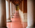 Historic Temple Corridor in Shanghai, China