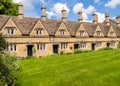 Historic Terraced Houses in an English Village Royalty Free Stock Photo