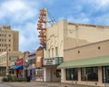 Historic Texas Theatre in Oak Cliff, where Lee Harvey Oswald was arrested after the Kennedy assassination in 1973.