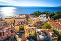 Historic tourist town of Opatija aerial view Royalty Free Stock Photo