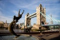 Historic Tower Bridge in London, United Kingdom