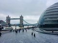 Tower Bridge and Town Hall in London, England, UK