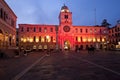 The historic tower clokc in Piazza dei Signori in Padua, nice city in italy