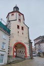 Historic Tower Gate in Hechingen Royalty Free Stock Photo