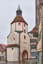 Historic Tower Gate in Hechingen Royalty Free Stock Photo