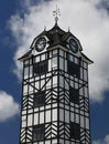 Historic tower of Stratford near volcano Taranaki, New Zealand Royalty Free Stock Photo