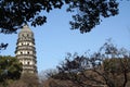 Historic tower Suzhou China