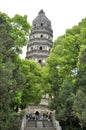 Historic tower Suzhou China