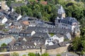 Historic town ahrweiler germany from above Royalty Free Stock Photo